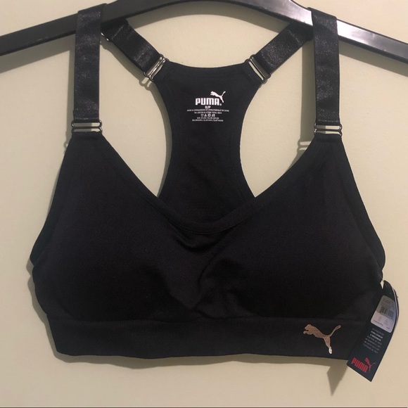 Puma Other - ✨NWT✨ PUMA Black Low Support Racerback Sports Bra